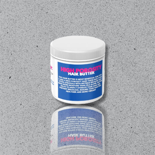 High porosity hair butter